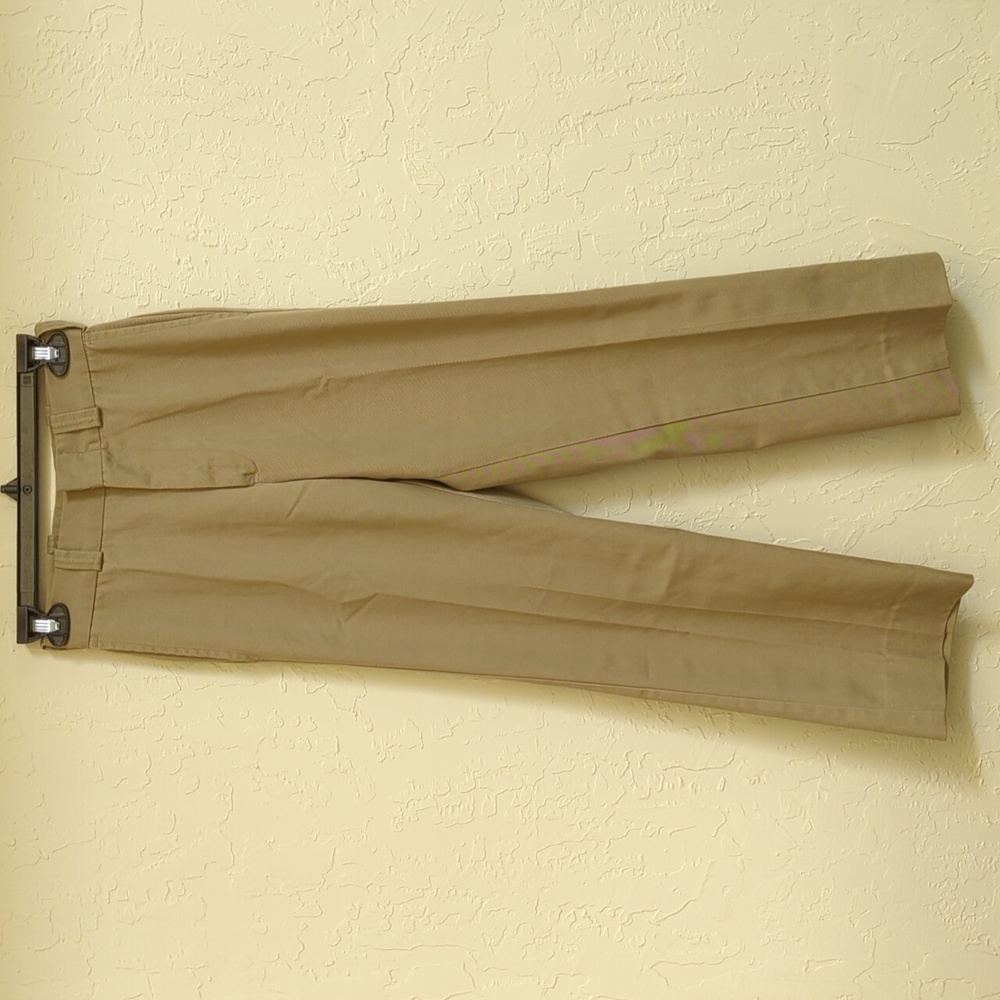 Smith's Vintage Cotton Twill Khaki Colored Chino Uniform Pants Size 12